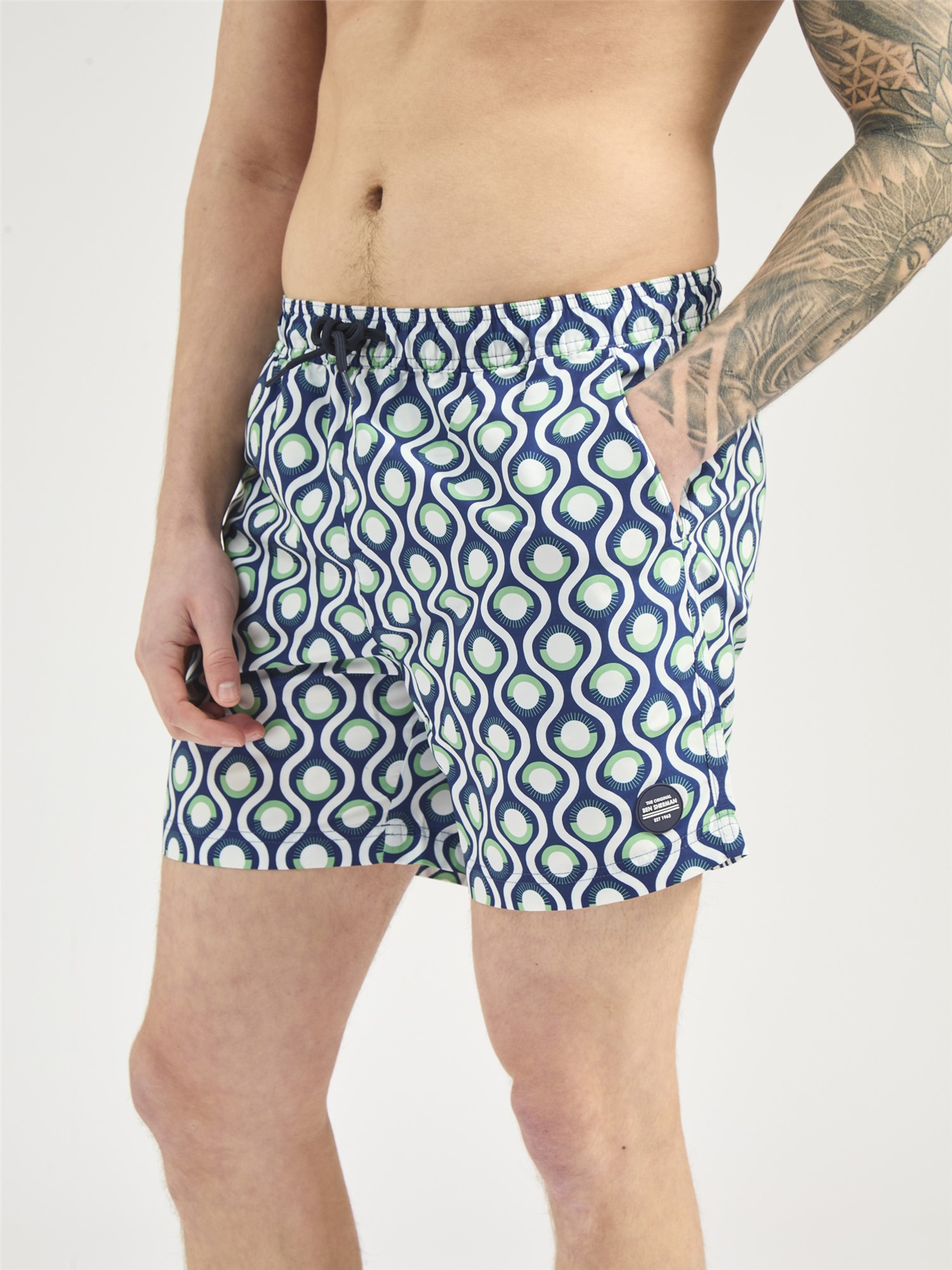 Circle Geo Swim Shorts