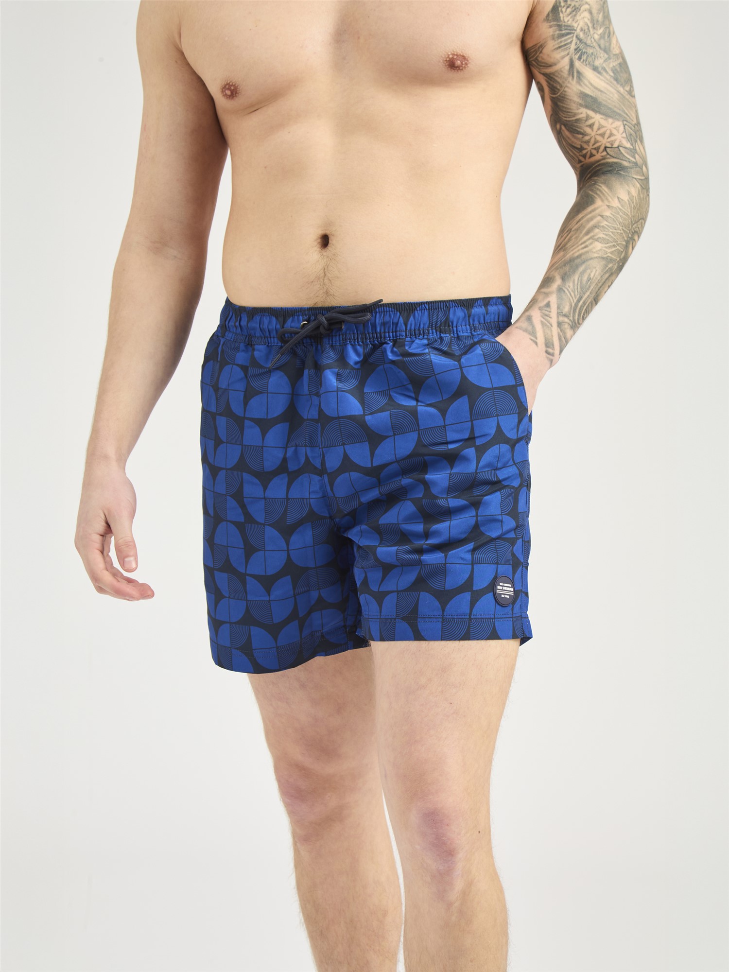20s Print Swim Shorts