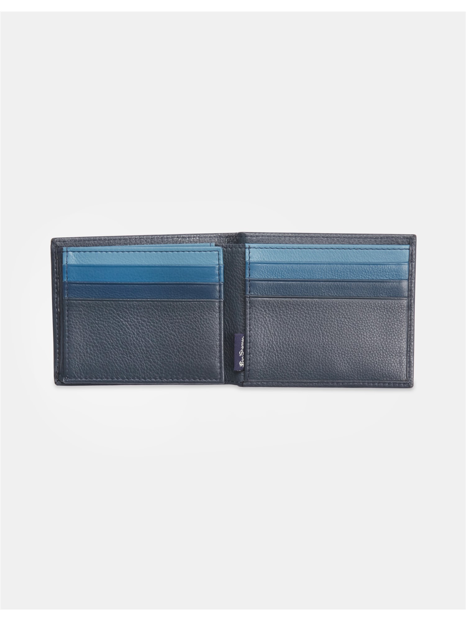 Boxed Leather Contrast Wallet