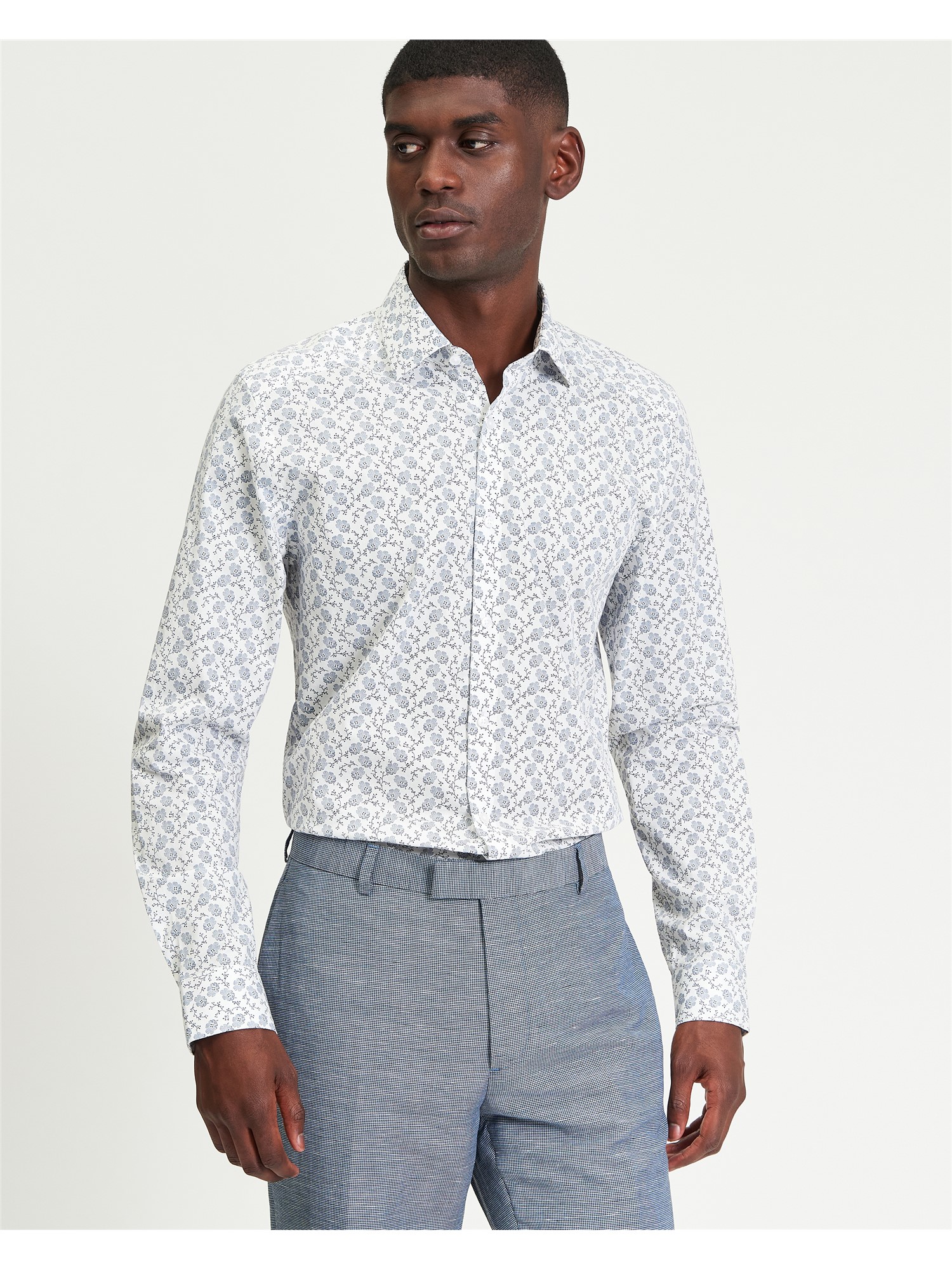 Stipple Floral Shirt
