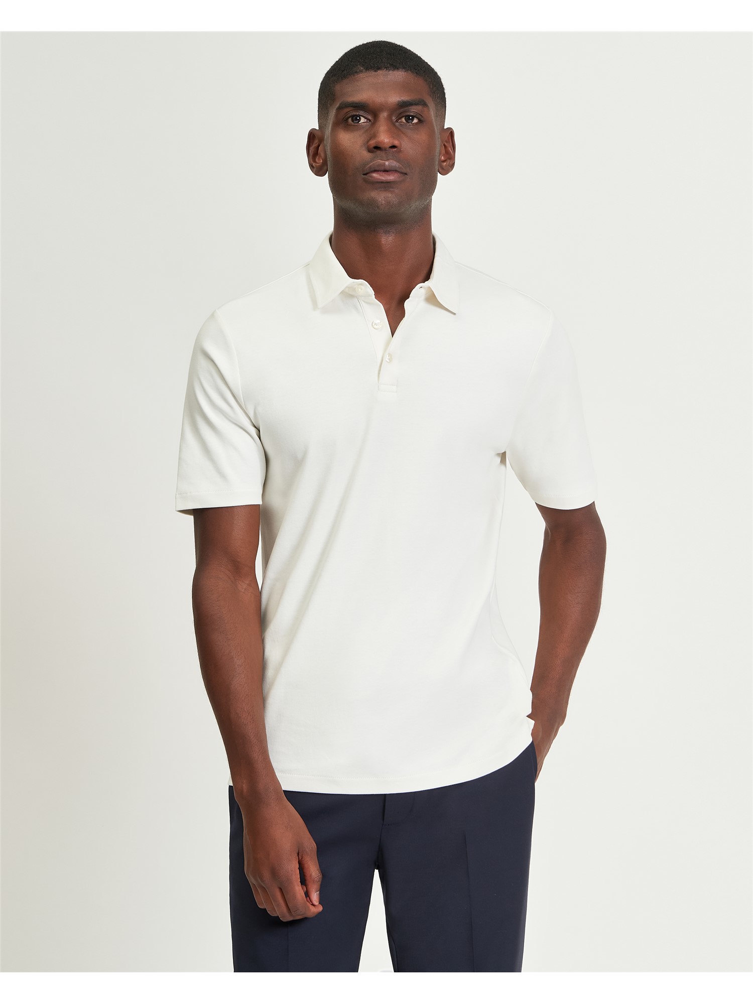 Short Sleeve Smart Tailored Polo