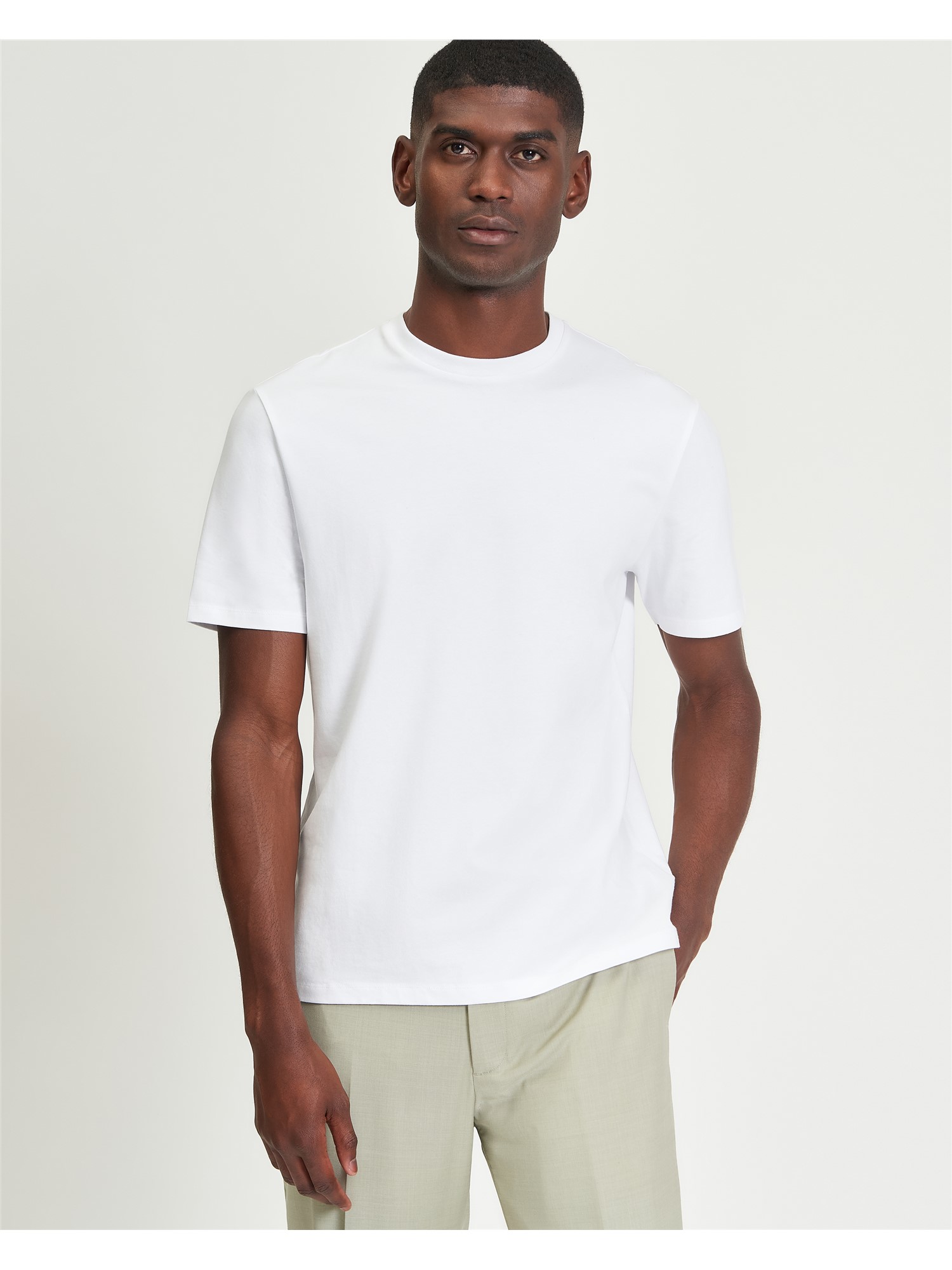 Short Sleeve Smart Tailored T-Shirt