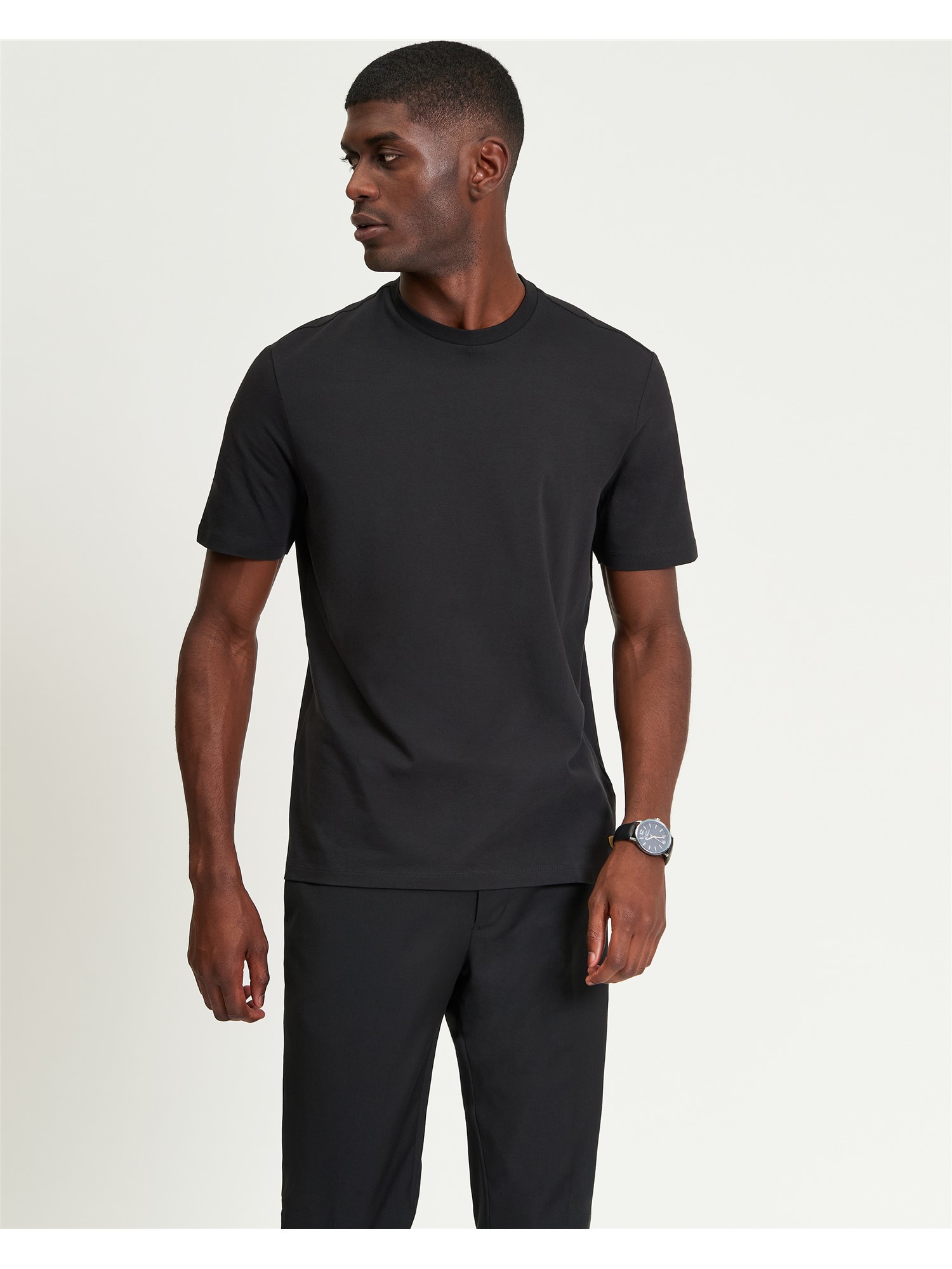 Short Sleeve Smart Tailored T-Shirt
