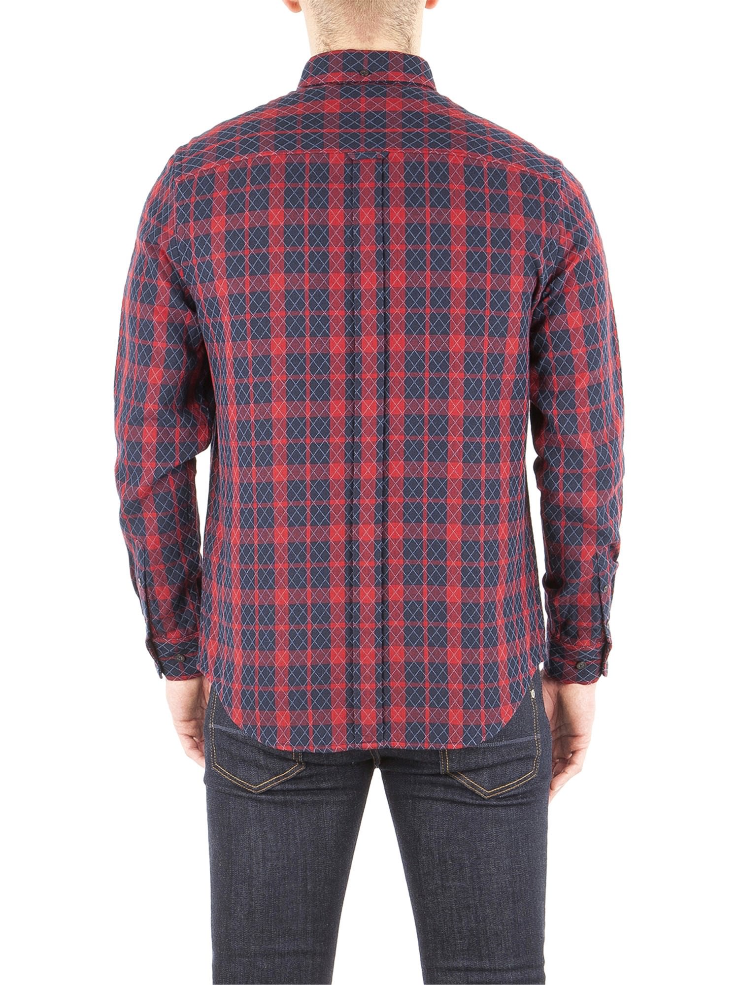 Quilt Stitch Check Shirt