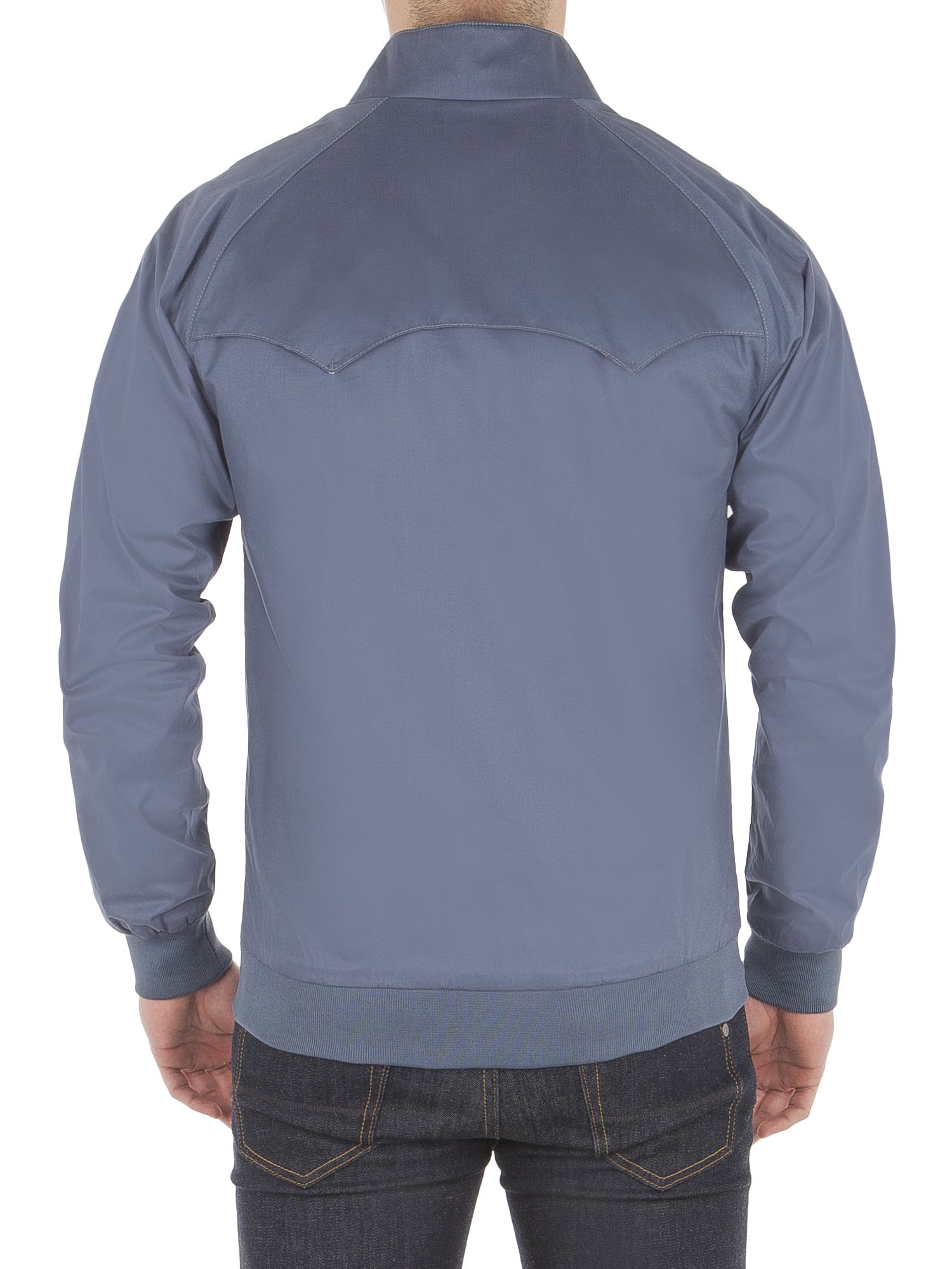 Blue Cotton Harrington Jacket