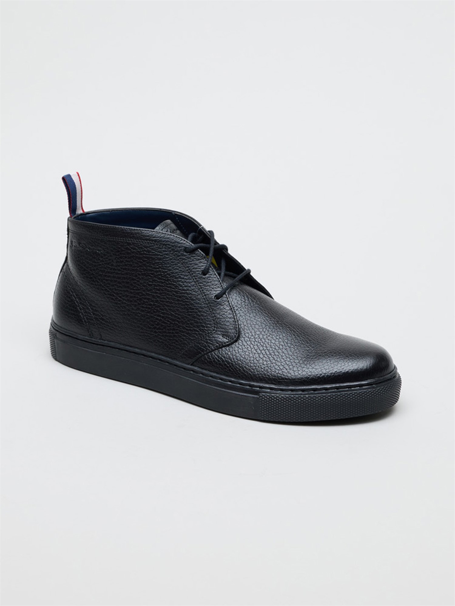 Parka Boot Black Milled Leather 