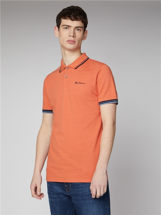 Signature Polo Shirt - Sunblush