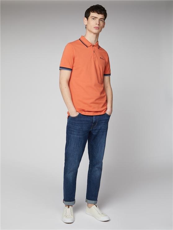 Signature Polo Shirt - Sunblush