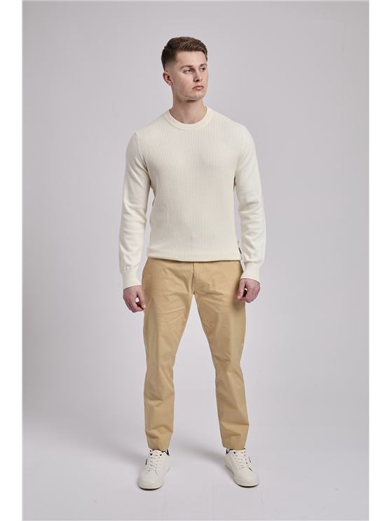 Textured Front Crew