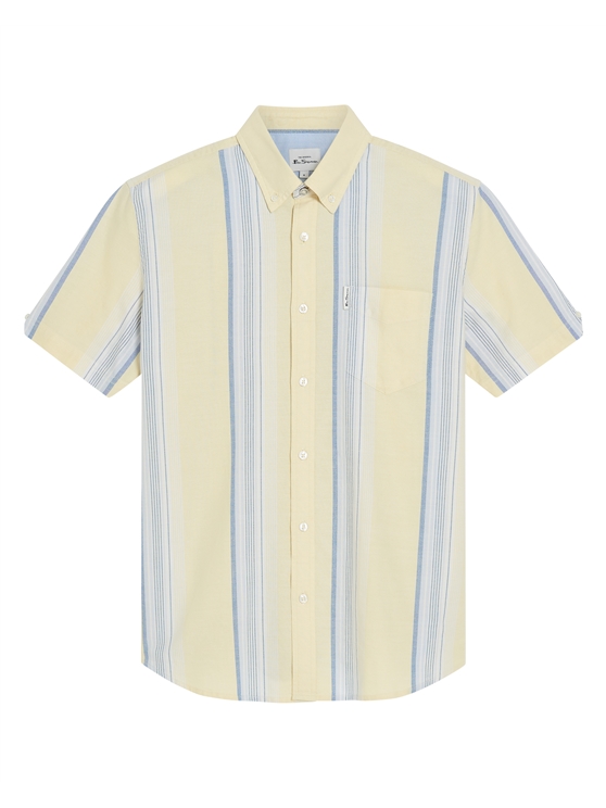 Short Sleeve Oxford Stripe Shirt