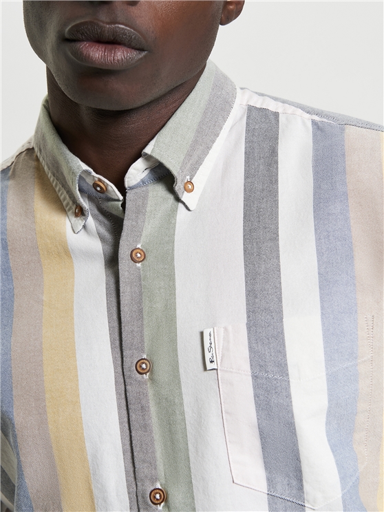 Short Sleeve Candy Stripe Shirt