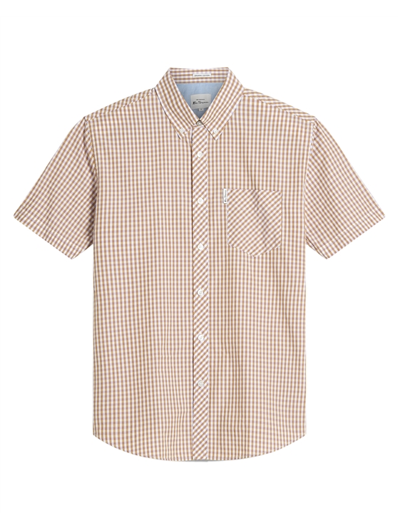 Short Sleeve Signature Gingham Shirt