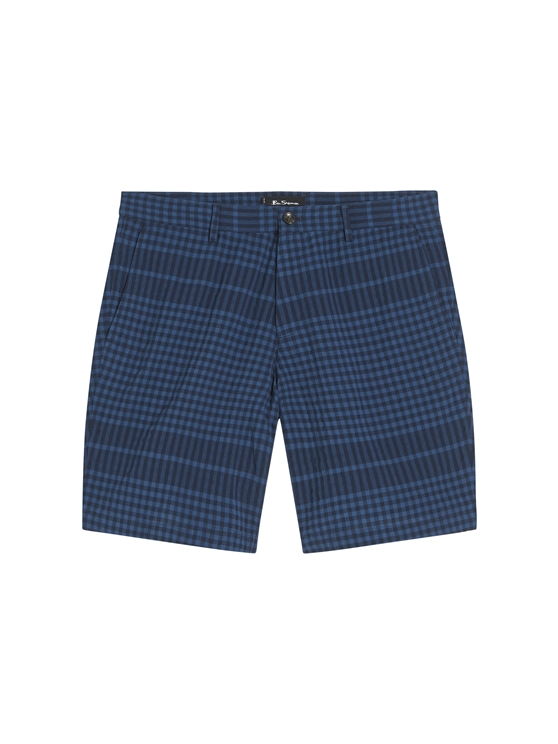 Seersucker Check Shorts