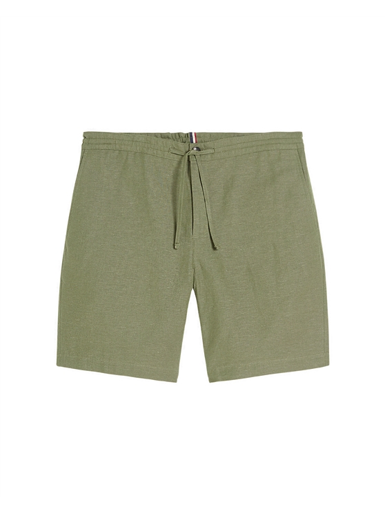 Linen Cotton Drawcord Shorts