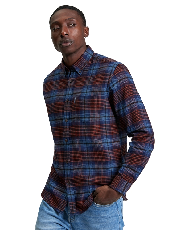 Ombre Check Shirt