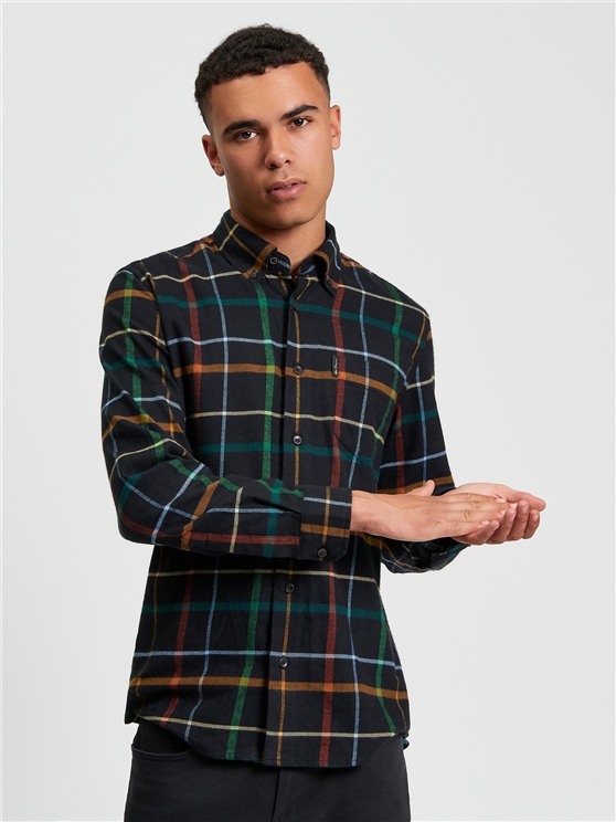 Oversized Brushed Check Shirt