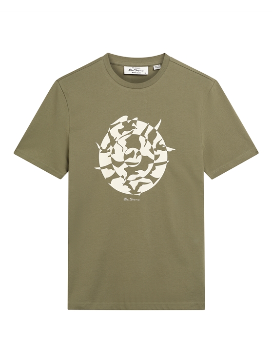 Seagull Target Tee in Loden