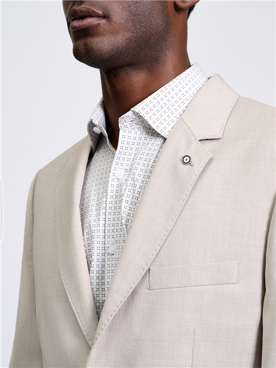 Signature Twill Jacket in Oatmeal