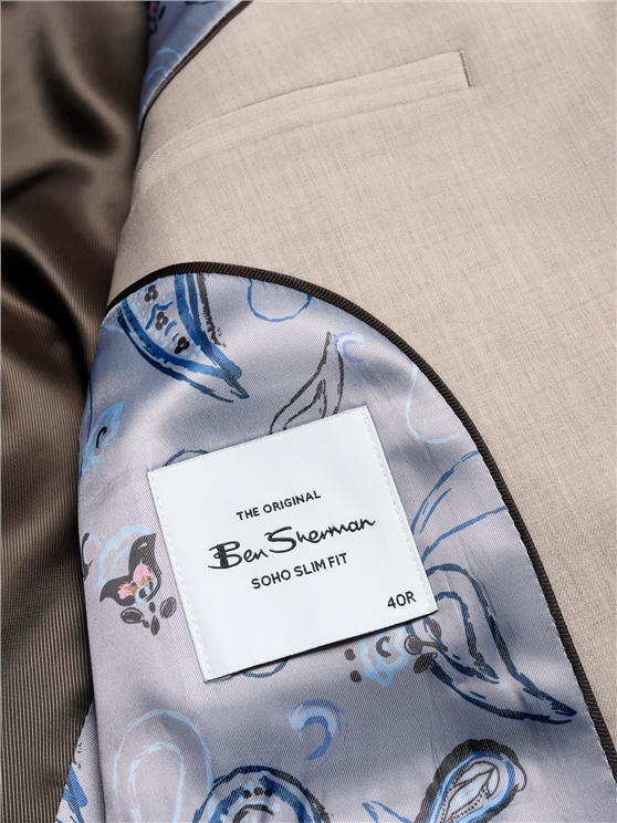 Signature Twill Jacket in Oatmeal