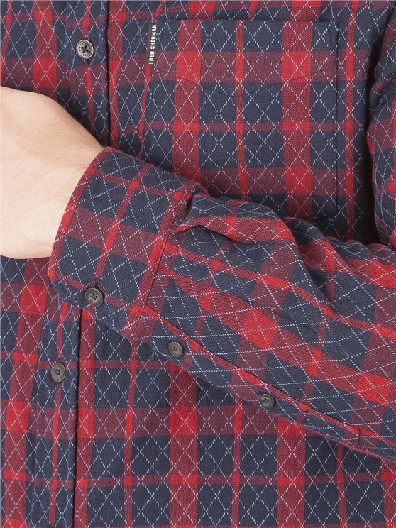 Quilt Stitch Check Shirt